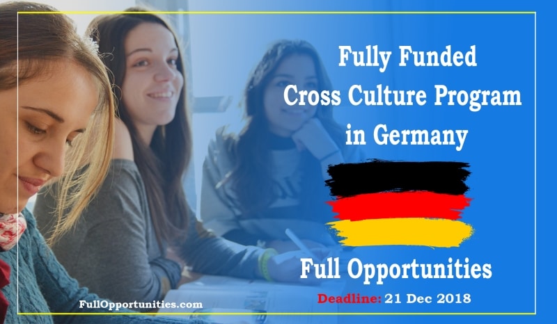 Fully Funded Cross Culture program in Germany 2019