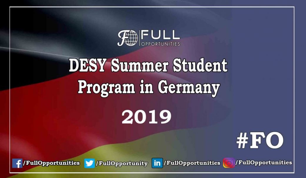 DESY Summer Student Program in Germany 2019