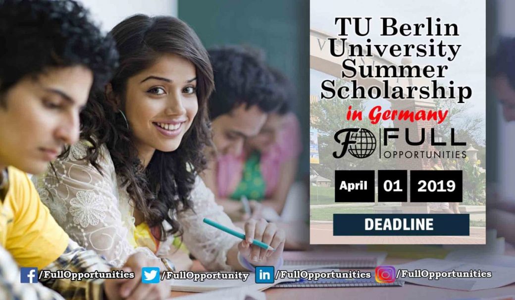 TU Berlin University Summer Scholarship