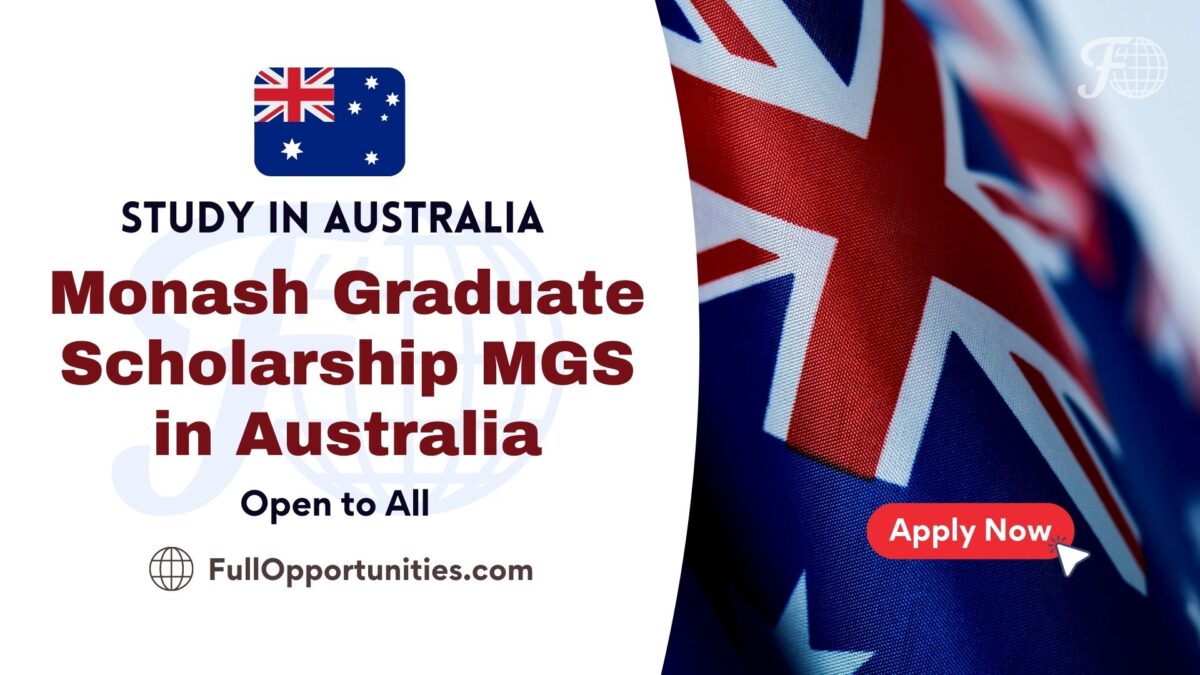 Monash Graduate Scholarship MGS in Australia