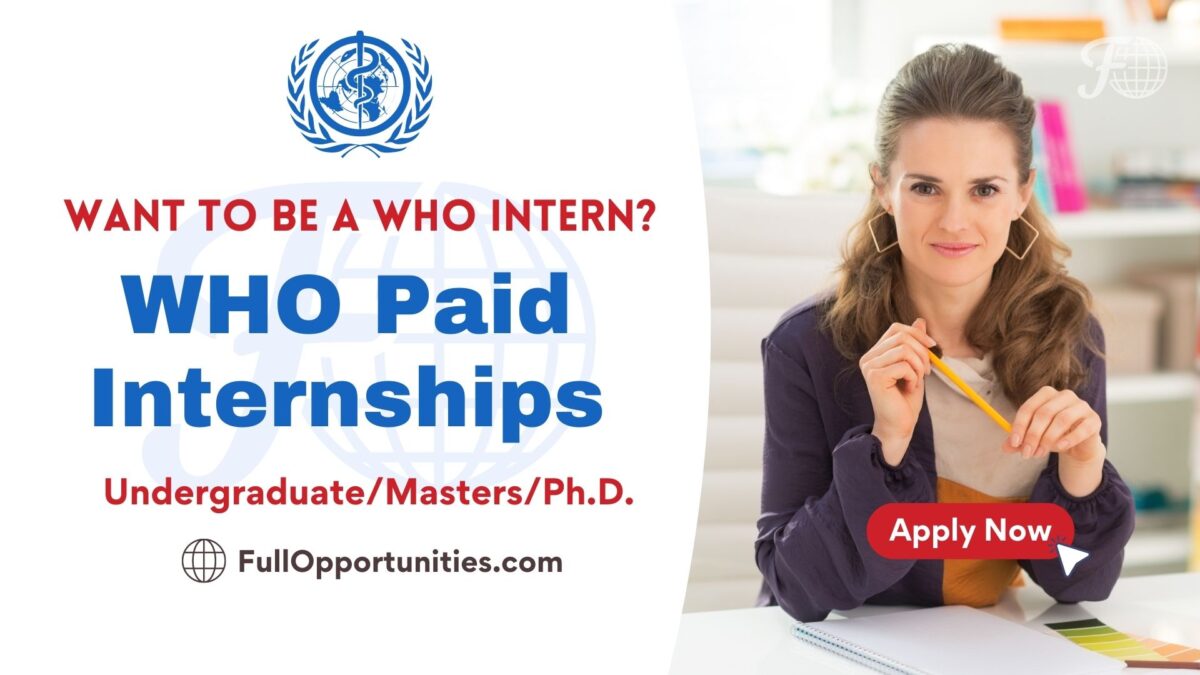 WHO internships