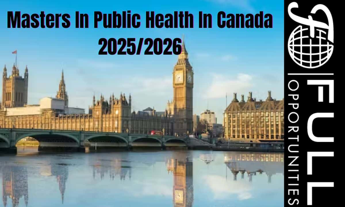 Masters In Public Health In Canada 2025/2026